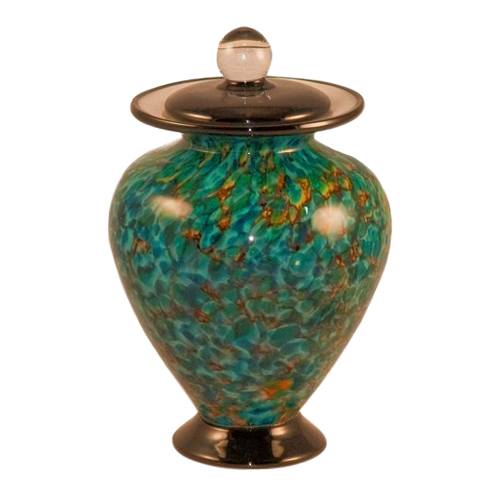 Anemone Glass Pet Cremation Urn